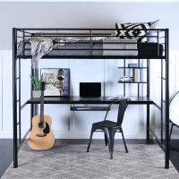 Isabelle & Max™ Elita Full Platform Loft Bed with Bookcase by Isabelle & Max™