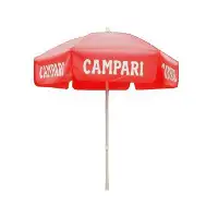 Parasol Campari Italian 6' Drape Umbrella