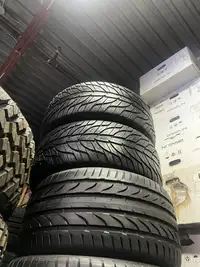 TWO LIKE NEW 245 / 40 R18 GENERAL GMAX AS03 TIRES -- SALE !!