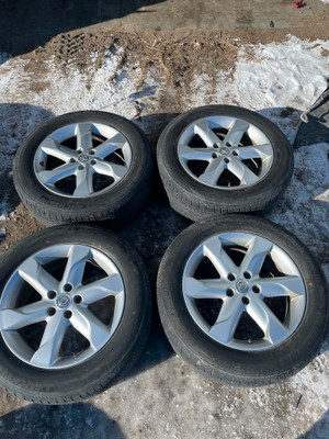 235/60R18 Set of 4 rims and tires that  came off from a 2009 Nissan Altima. Calgary Alberta Preview