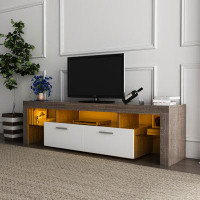 Wrought Studio Morden TV Stand with LED Lights