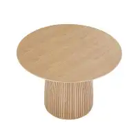 Latitude Run® Modern Wood Round Dining Table, 47.24" Circular Tabletop For Leisure Coffee Table, Oak