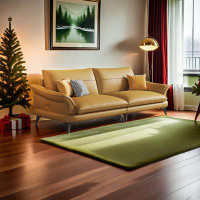 ULTORU 98.39" Yellow Genuine Leather Modular Sofa cushion couch
