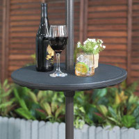 Arlmont & Co. Taylorstown Outdoor Adjustable Umbrella Table Top