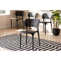 Latitude Run® Lefancy  Rae Modern and  Polypropylene Plastic 4-Piece Stackable Dining Chair Set