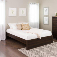 Made in Canada - Winston Porter Sagamore Select 4-Post Platform Bed with 2 Drawers