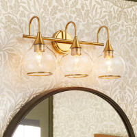 Willa Arlo™ Interiors Sandisfield Dimmable Glass Vanity Light