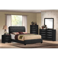 Darby Home Co Abdarahman Vegan Leather Sleigh Bed