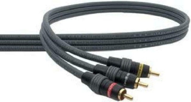 35 ft. 3-RCA Male to 3-RCA Male Composite Cable - Black in Video & TV Accessories