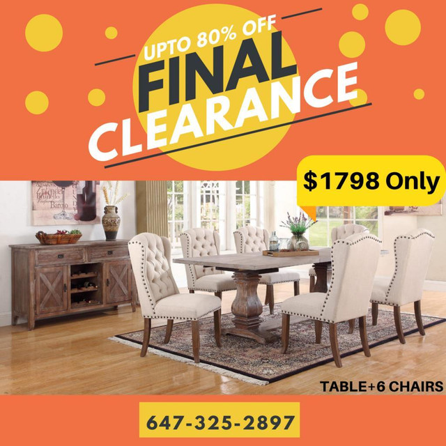 Extendable Dining set !! Huge Sale !! in Dining Tables & Sets in Hamilton