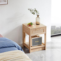 Bay Isle Home™ Modern End Table With Drawer And Shelf For Living Room, Bedroom