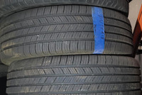 USED PAIR OF ALL SEASON MICHELIN 215/55R18 95% TREAD WITH INSTALL.