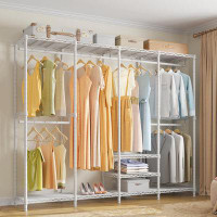 Rebrilliant Wire Garment Rack Heavy Duty Clothes Rack for Hanging Clothes
