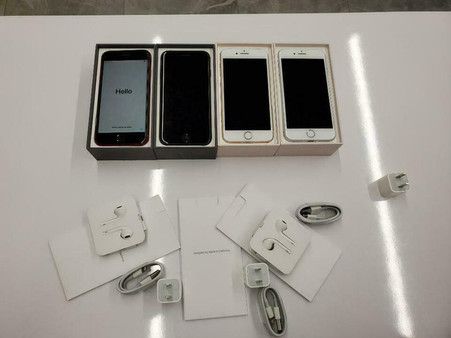 iPhone 8 64GB 256GB CANADIAN MODELS NEW CONDITION WITH ACCESSORIES 1 Year WARRANTY INCLUDED in Cell Phones in New Brunswick - Image 2