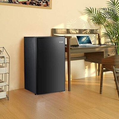 EROMMY EROMMY 3.2 Cubic Feet cu. ft. Freestanding Mini Fridge with Freezer in Refrigerators