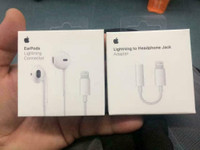 Lightning Earbuds For  iPhone 7 and Lingting Adapters