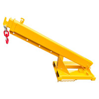 .4400lbs Forklift Mobile Crane Lifting Hoist Truss Jib Boom Hook Towing Handling Equipment 2T 170055