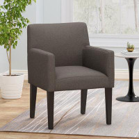 Winston Porter Elegant Armchair: Comfortable And Stylish Seating Solution For Living Room, Bedroom, Or Office Spaces
