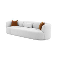 Comfort Design Mats Fidel Grey Velvet 2-Piece Modular RAF Sofa