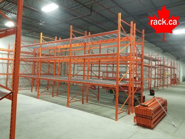 Pallet Racking - Cantilever -Industrial Shelving -  Guardrail - Mezzanine -  Wire Partition - Installations in Industrial Shelving & Racking in Ontario