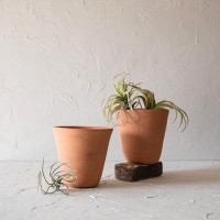 Latitude Run® 2 - Piece Terracotta Pot Planter Set