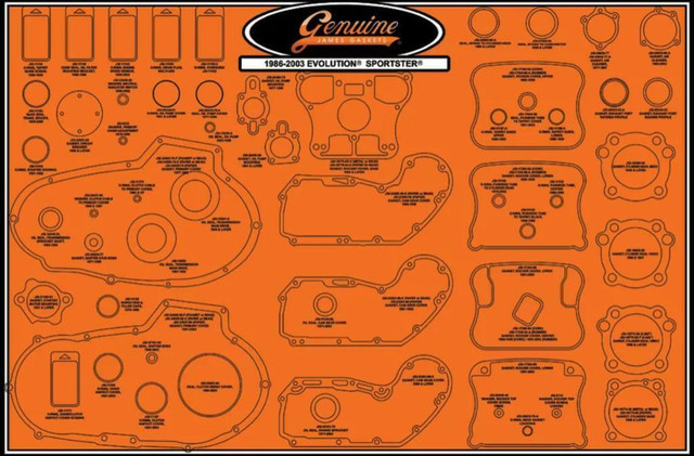 WANTED Harley-Davidson Gasket Boards in Motorcycle Parts & Accessories in New Brunswick - Image 2