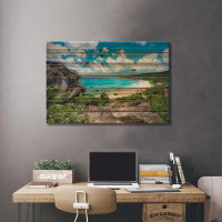 Dovecove Isla Grand Anse On La Digue by Jan Becke - Graphic Print