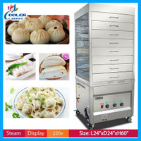 Electric Steam Warmer Commercial 8 Cabinet Dumpling Cooker Display - brand new - FREE SHIPPING