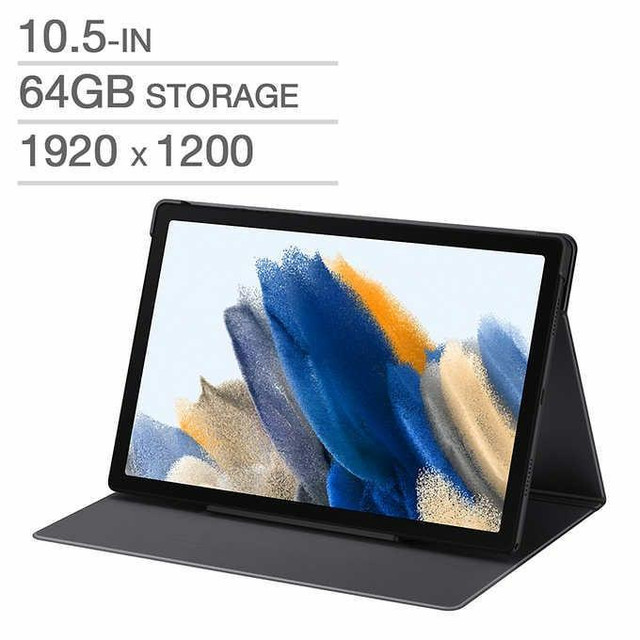 Tablette Galaxy Tab A8 64GB + Étui SM-X200NZAZXAC Samsung - GRIS - ON EXPÉDIE PARTOUT AU QUÉBEC ! - BESTCOST.CA in iPads & Tablets in Québec