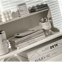 Wildon Home® Desktop Office Dormitory Storage Shelf, Desk Organizer Rack