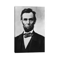 East Urban Home Vintage American Civil War Photo Of President Abraham Lincoln - Wrapped Canvas Print