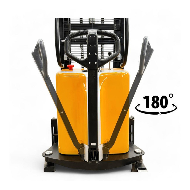 HOC EMS1035TC SEMI ELECTRIC THIN LEG STACKER 1000 KG (2204 LBS) 138 CAPACITY + 3 YEAR WARRANTY + FREE SHIPPING in Power Tools - Image 3