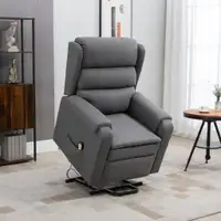 Power Lift Chair 33.5" x 34.6" x 42.9" Dark Gray