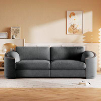 Latitude Run® Sofa With Semilunar Arm