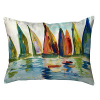 East Urban Home Multi Colour Sails Noncorded Indoor/Outdoor Pillow