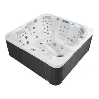 Bueno Spa Dallas Spa 6 - Person 82 - Jet Acrylic Square Standard Hot Tub With Ozonator In White
