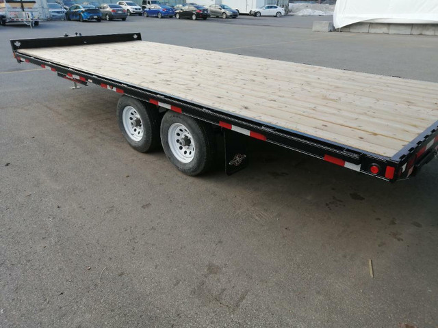 Location remorque trailer flatbed plateforme 20 pied in ATV Parts, Trailers & Accessories in Greater Montréal - Image 4