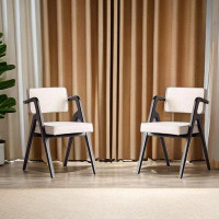 Corrigan Studio Modern simple solid wood dining chair
