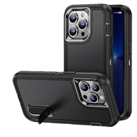 iPhone 11 / iPhone XR PEAK 3in1 Toughest Hybrid with Stand Cover Case - Black/Black