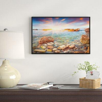 Made in Canada - East Urban Home 'Sunrise on the Tyrrhenian Sea' Photograph on Canvas in Painting & Paint Supplies