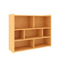 TotMate 7 Compartment Manufactured Wood Shelving Unit