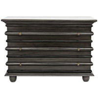 Noir Ascona Small 3 Drawer Accent Chest