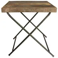 The Twillery Co. Reclaimed Wood Folding Table