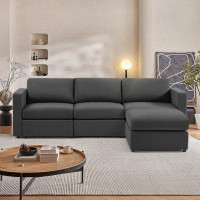 Ebern Designs 4 Piece Square Arm Sofa