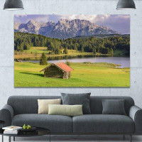 Design Art 'Bavaria with Mountains and Lake' Photographic Print on Wrapped Canvas