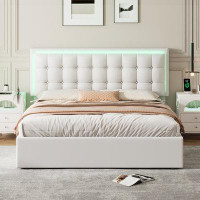 Ivy Bronx Tufted Upholstered Platform Bed With Hydraulic Storage System
