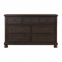 Canora Grey Traditional Design Bedroom Furniture 1pc Dresser Of 7x Drawers Greyish Brown Finish Wooden Furniture