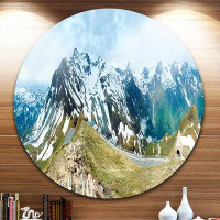 Made in Canada - Design Art 'Alps Summer Panorama' Photographic Print on Metal