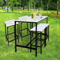 17 Stories Majic 4 - Person Counter Height Dining Set