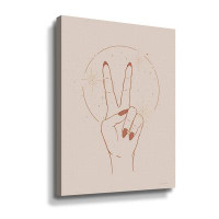 Winston Porter I Am At Peace In This Space Gallery Wrapped Floater-Framed Canvas